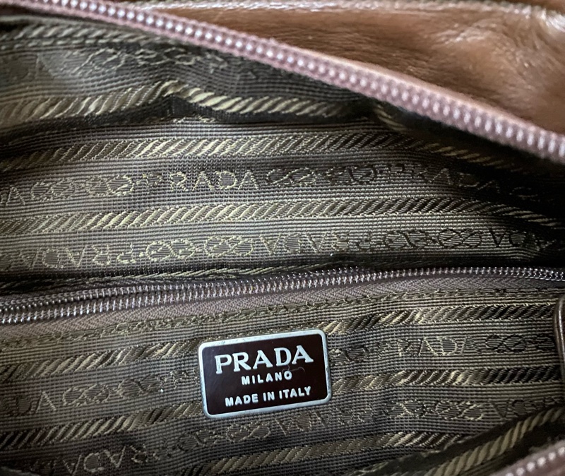 Prada 全皮手提袋-6