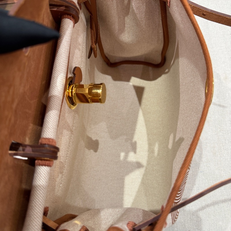 愛馬仕/Hermes Herbag31 金棕色豬鼻子限量版 閒置新有票-6