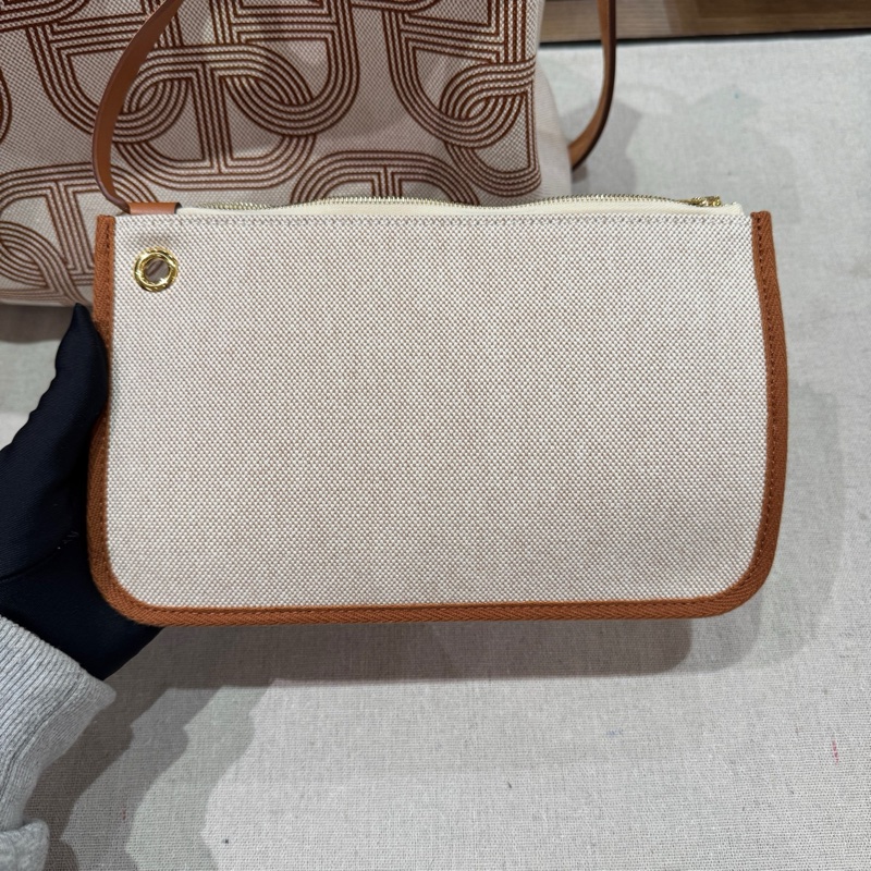 愛馬仕/Hermes Herbag31 金棕色豬鼻子限量版 閒置新有票-8