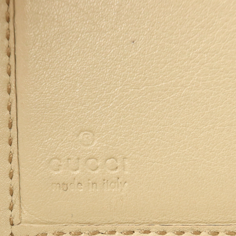 GUCCI 牛皮皮革Wallet金扣錢包-8