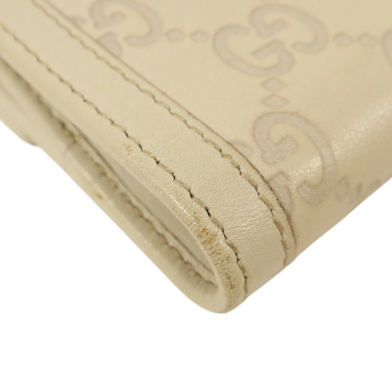 GUCCI 牛皮皮革Wallet金扣錢包-10
