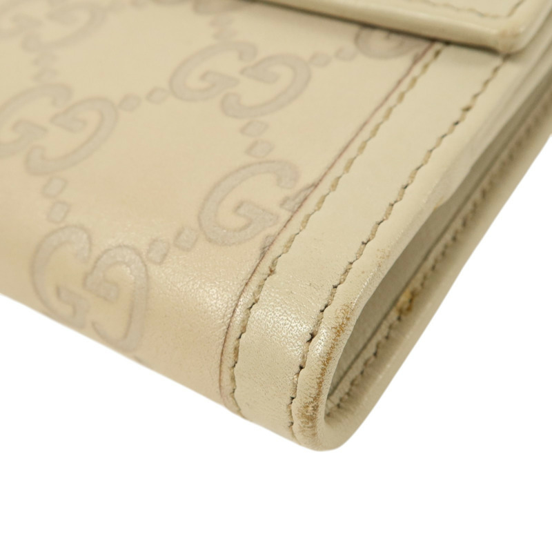 GUCCI 牛皮皮革Wallet金扣錢包-13