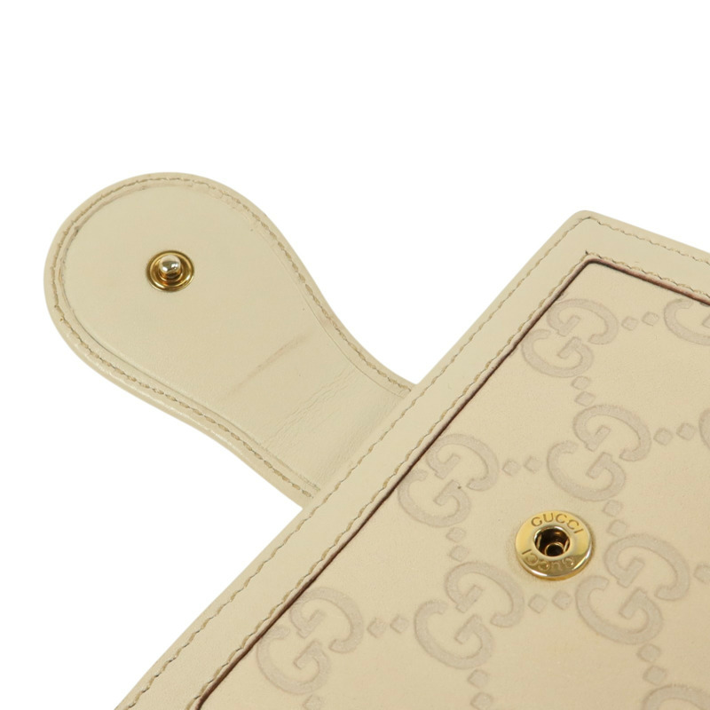 GUCCI 牛皮皮革Wallet金扣錢包-15