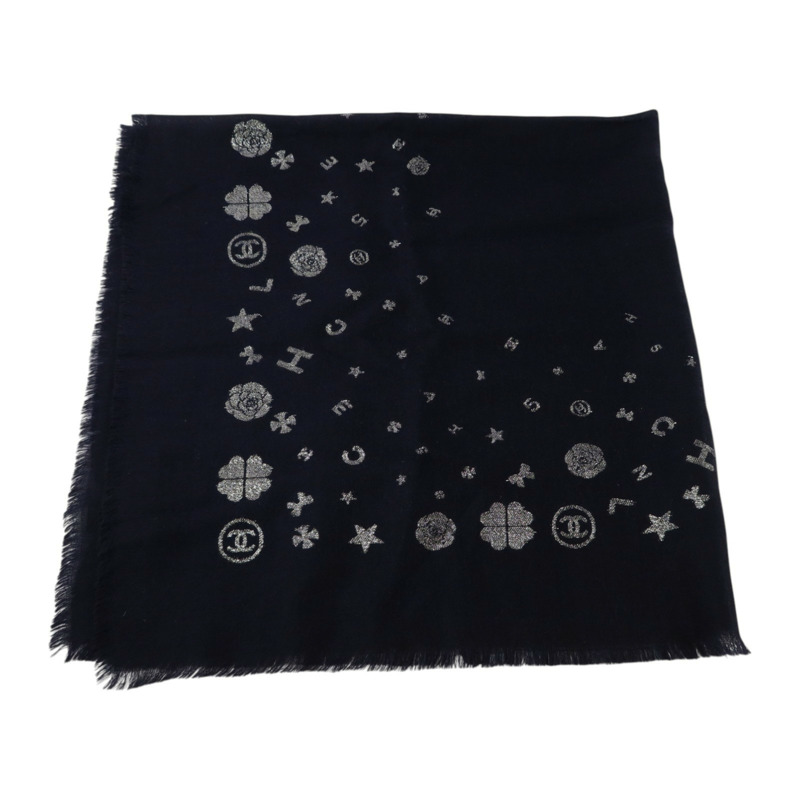 CHANEL 絲質/羊絨/嫘縈Scarf圍巾-2