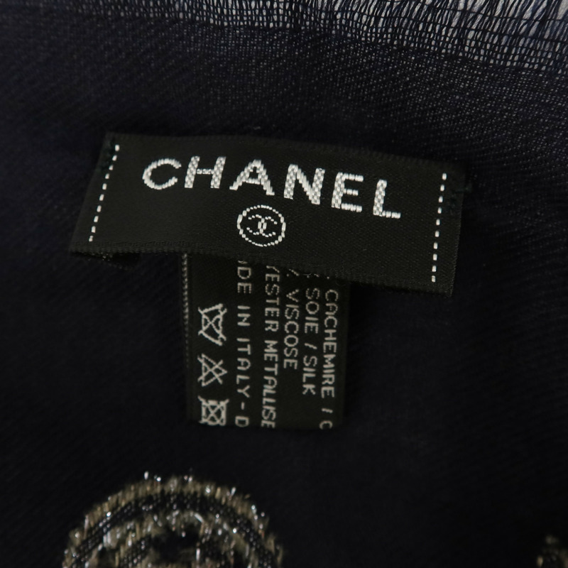 CHANEL 絲質/羊絨/嫘縈Scarf圍巾-6