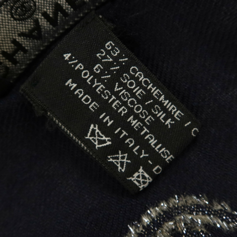 CHANEL 絲質/羊絨/嫘縈Scarf圍巾-7