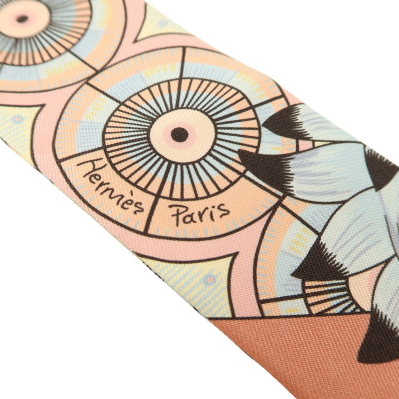 HERMES 絲質Twilly絲巾-4