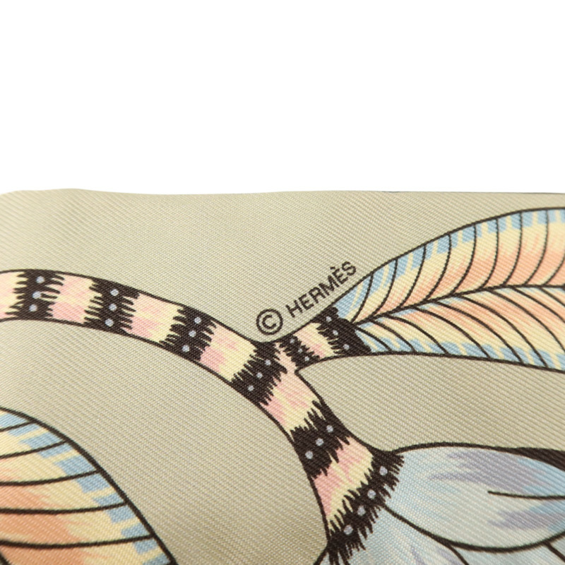 HERMES 絲質Twilly絲巾-5