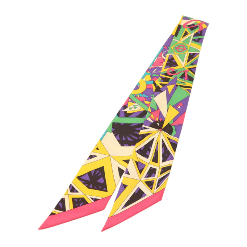 HERMES 絲質Twilly絲巾-1