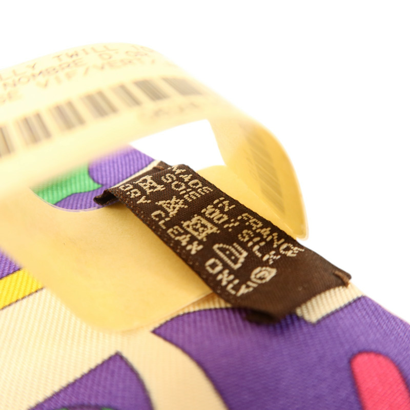 HERMES 絲質Twilly絲巾-6