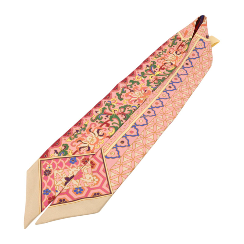 HERMES 絲質Twilly絲巾-3