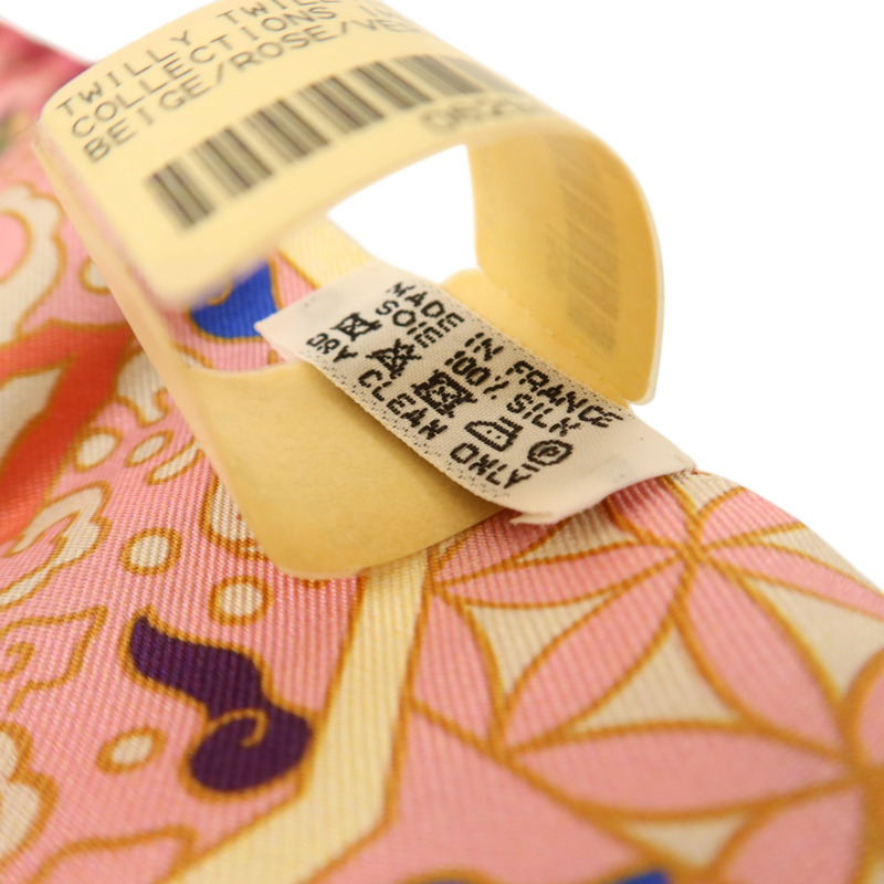 HERMES 絲質Twilly絲巾-6