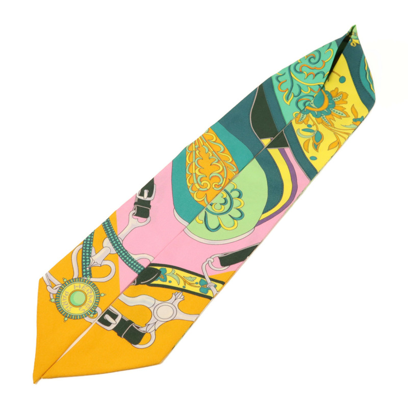 HERMES 絲質Twilly絲巾-2