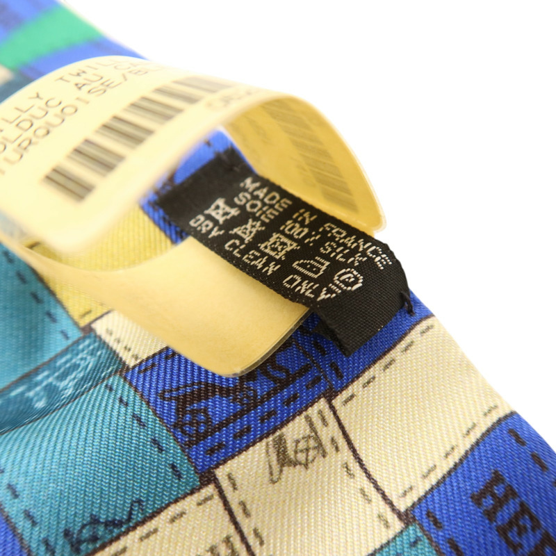 HERMES 絲質Twilly絲巾-6