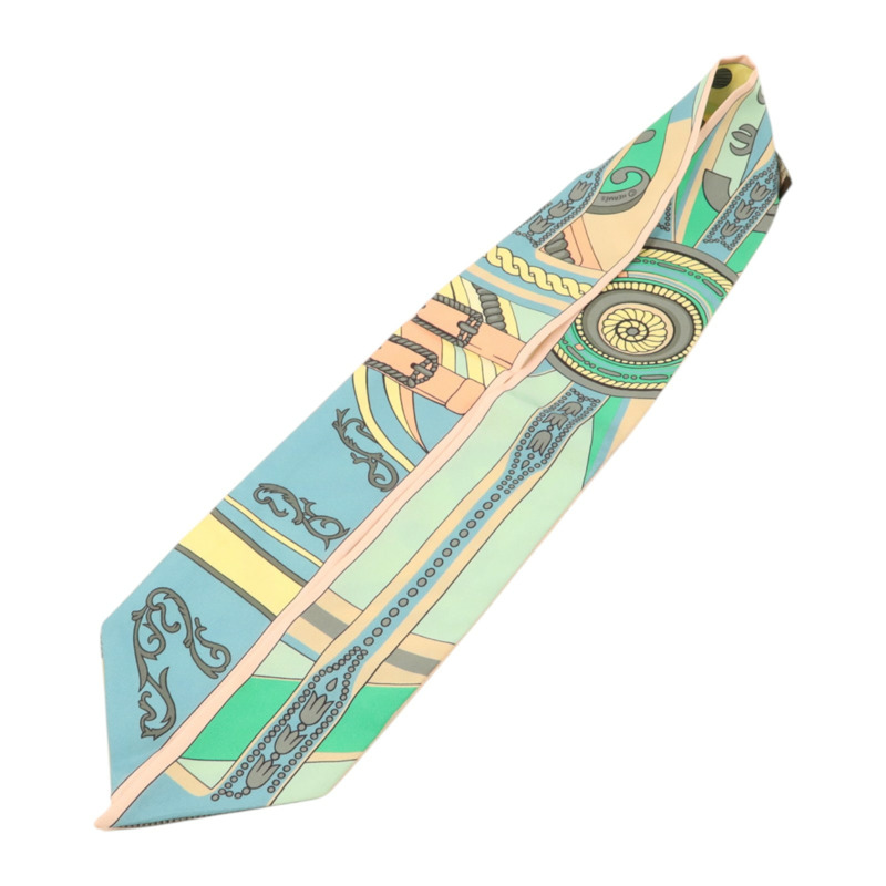 HERMES 絲質Twilly絲巾-3