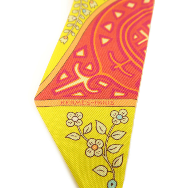 HERMES 絲質Twilly絲巾-4