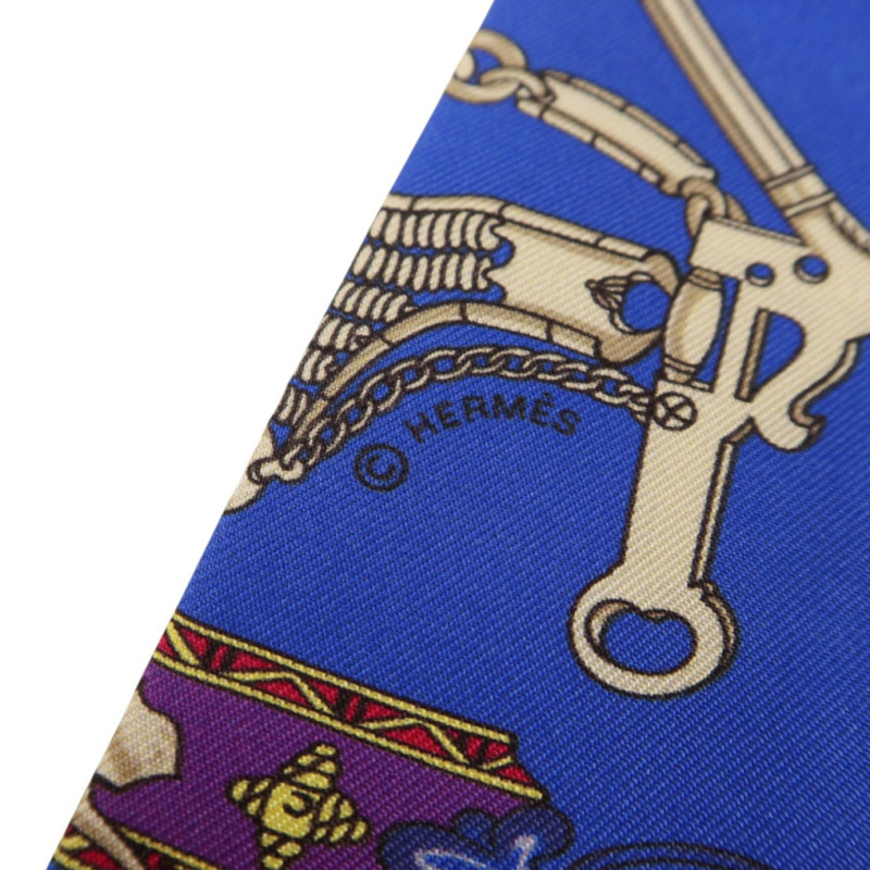 HERMES 絲質Twilly絲巾-5