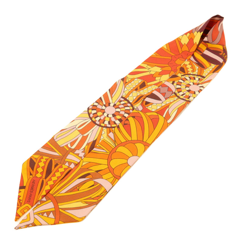 HERMES 絲質Twilly絲巾-2