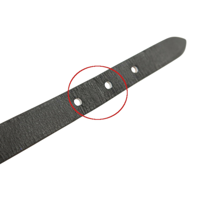 HERMES Swift皮革Behapi Double Tour金扣手鏈Noir/Fauve-10