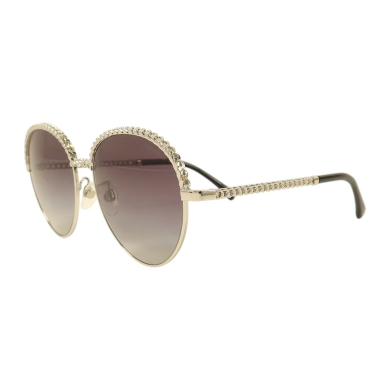 CHANEL 金屬/PVCCoco Mark Sunglasses太陽眼鏡-1