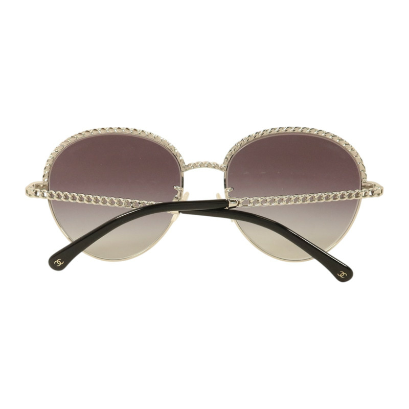 CHANEL 金屬/PVCCoco Mark Sunglasses太陽眼鏡-3