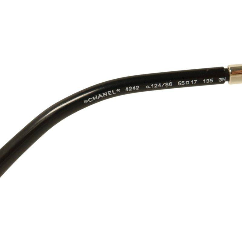 CHANEL 金屬/PVCCoco Mark Sunglasses太陽眼鏡-6