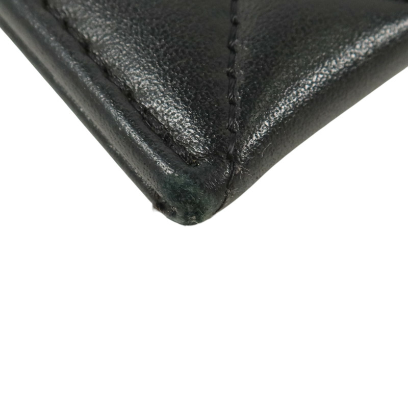 CHANEL 羊皮皮革Boy Chanel Zipper Long Wallet金扣長錢包-10