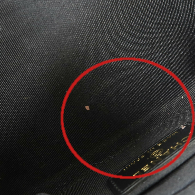 CHANEL 羊皮皮革Boy Chanel Zipper Long Wallet金扣長錢包-19