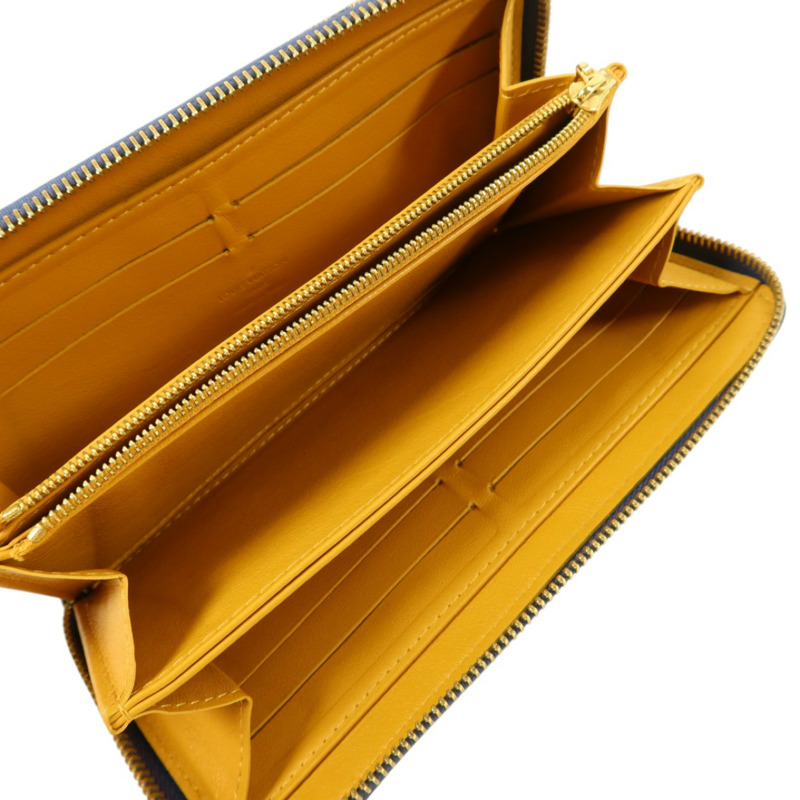 LOUIS VUITTON Monogram Denim Zippy Wallet金扣長錢包-5