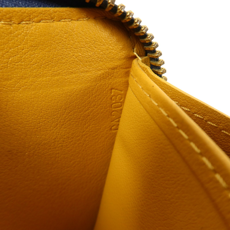 LOUIS VUITTON Monogram Denim Zippy Wallet金扣長錢包-7