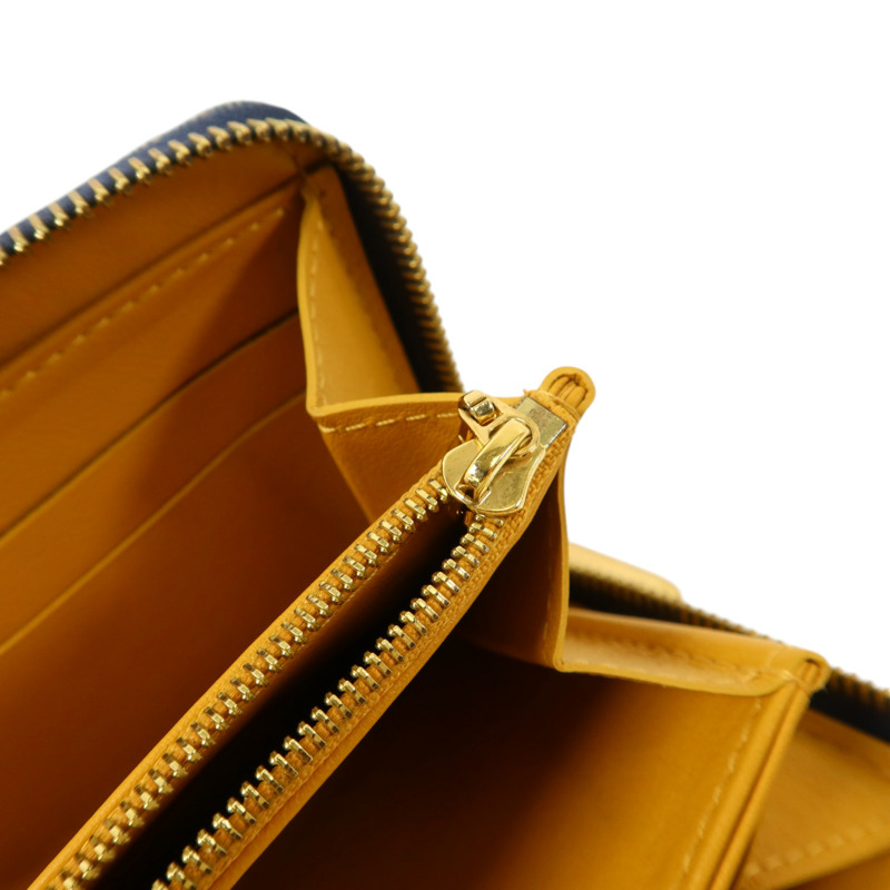 LOUIS VUITTON Monogram Denim Zippy Wallet金扣長錢包-8