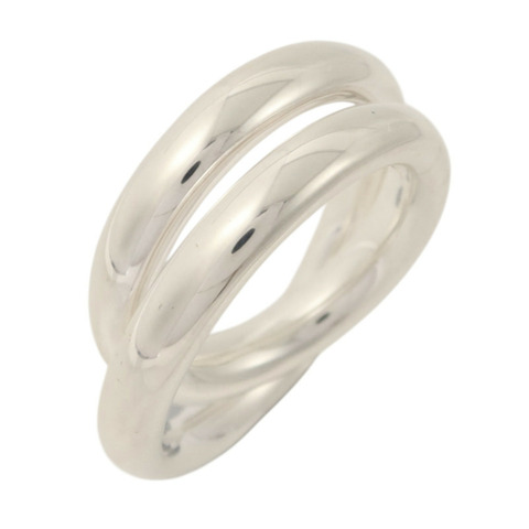 HERMES 925純銀Vertige Ring戒指Hermes#52/US#5.5