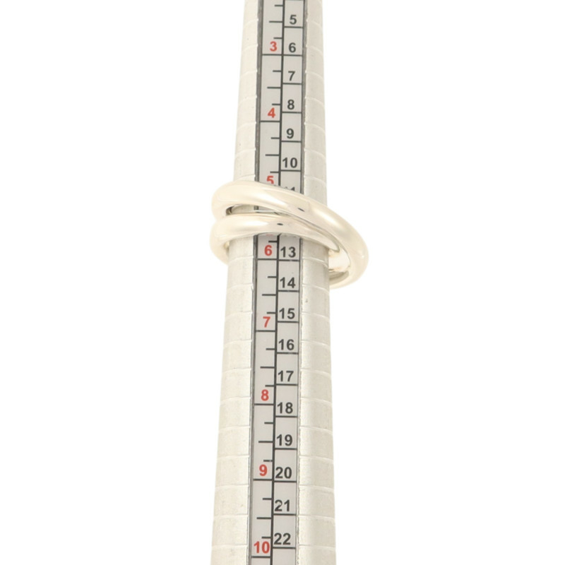 HERMES 925純銀Vertige Ring戒指Hermes#52/US#5.5-6