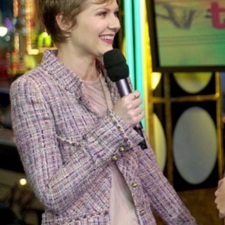 CHANEL粉彩粗花呢小香風套裝-3