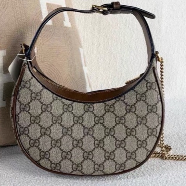 🌋GUCCI古馳月亮包手提單肩斜挎包老花半月Ophidia 🌋-12