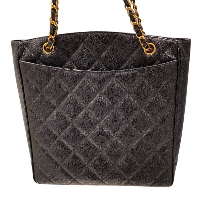 CHANEL 香奈兒 鍊條托特包 黑色-2