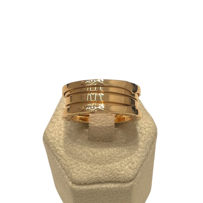BVLGARI 寶格麗 B.ZERO1 三層戒指 K18PG #55-1