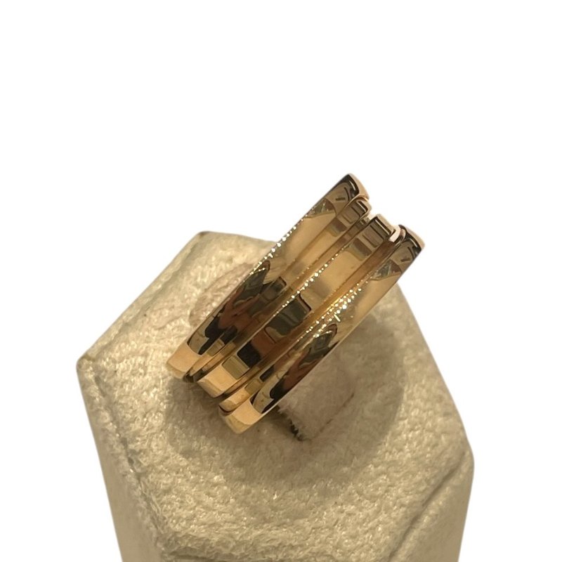 BVLGARI 寶格麗 B.ZERO1 三層戒指 K18PG #55-2