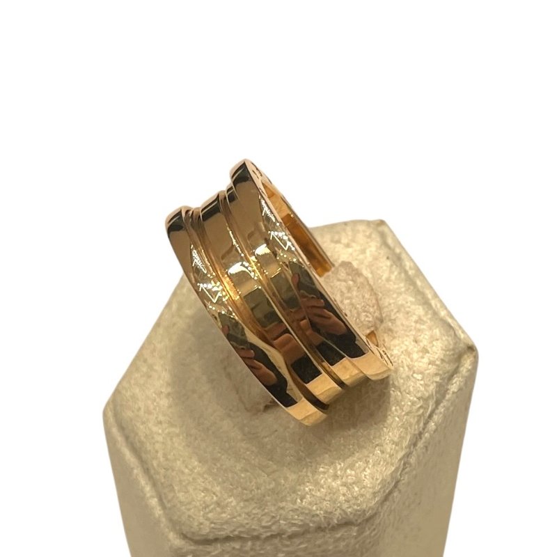 BVLGARI 寶格麗 B.ZERO1 三層戒指 K18PG #55-3