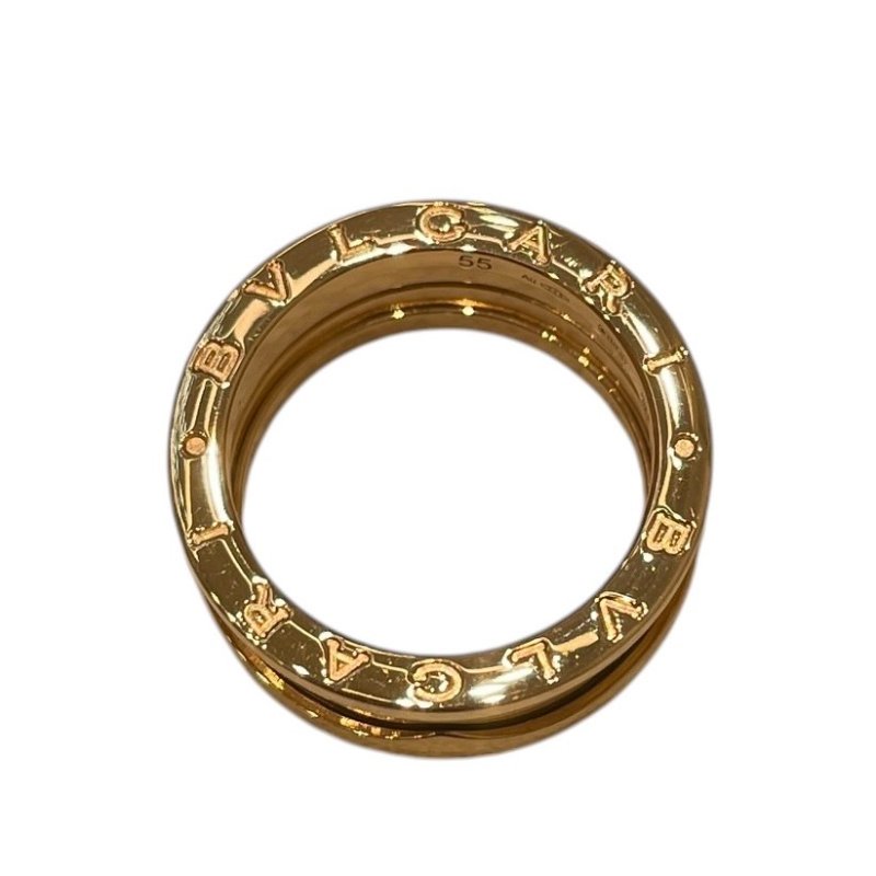 BVLGARI 寶格麗 B.ZERO1 三層戒指 K18PG #55-5