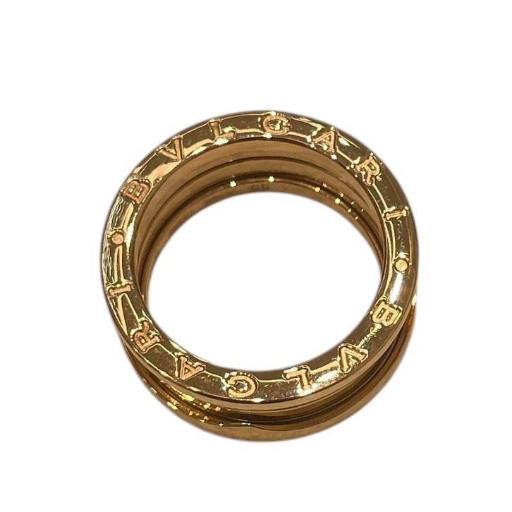 BVLGARI 寶格麗 B.ZERO1 三層戒指 K18PG #55-6