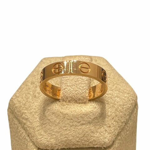 CARTIER 卡地亞 LOVE系列 戒指 K18PG #47