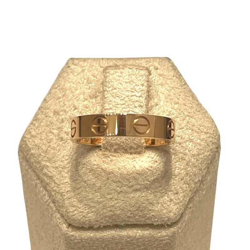 CARTIER 卡地亞 LOVE系列 戒指 K18PG #47-1