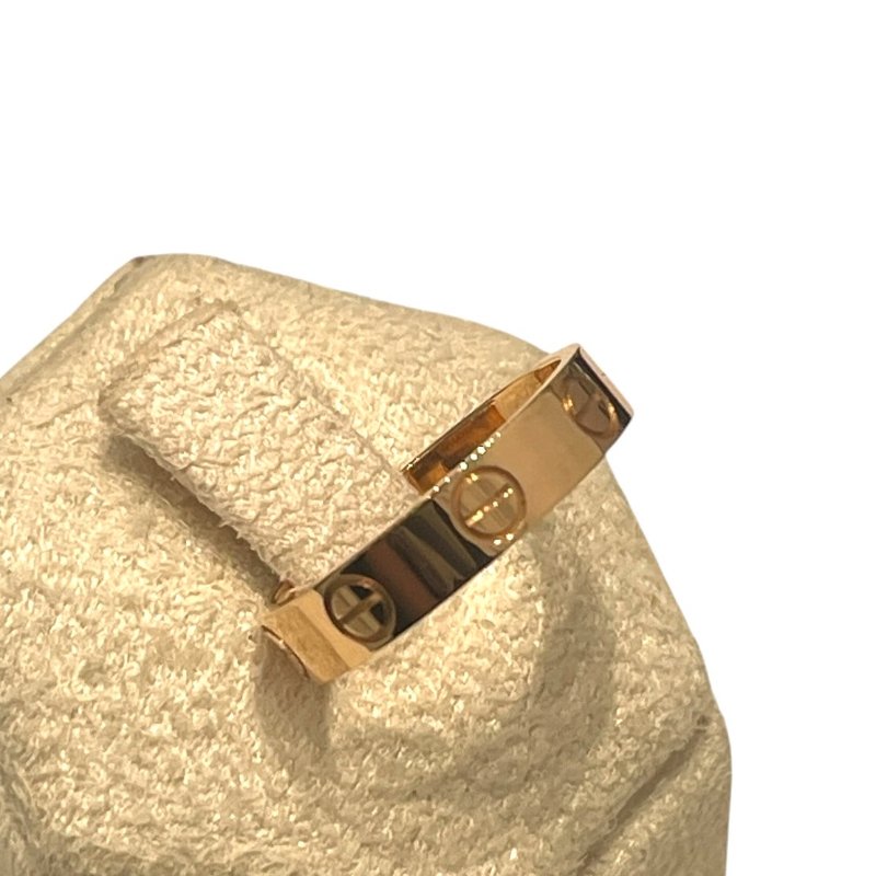 CARTIER 卡地亞 LOVE系列 戒指 K18PG #47-2