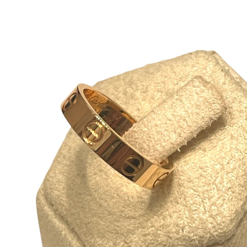 CARTIER 卡地亞 LOVE系列 戒指 K18PG #47-3