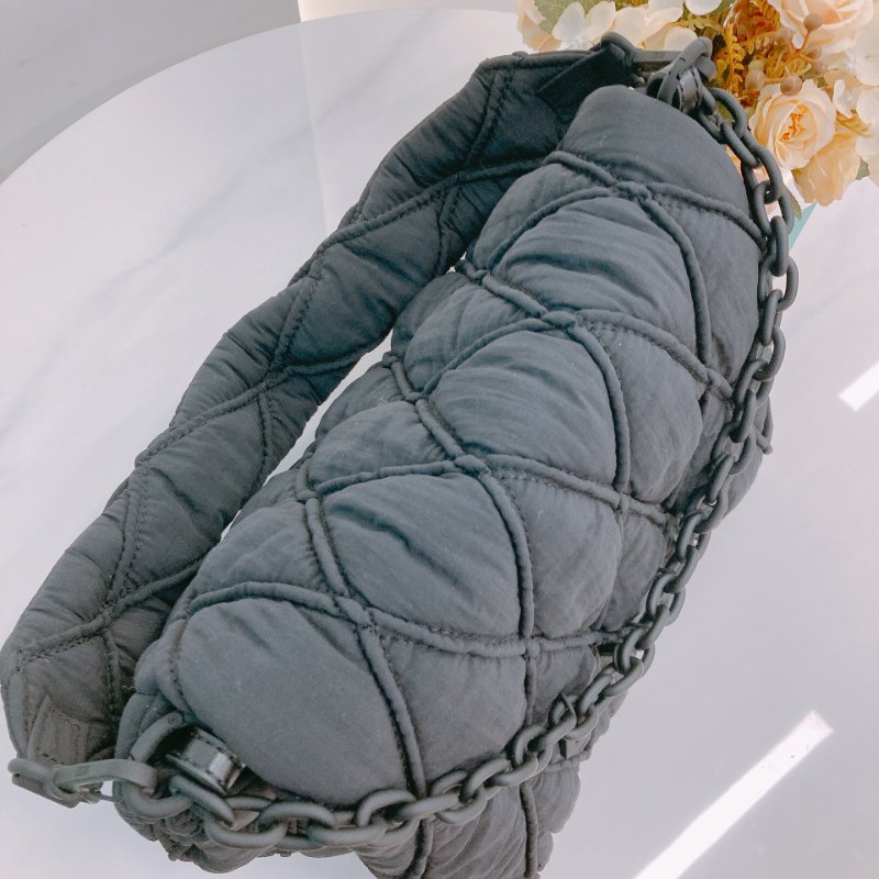 MS0664 Diesel 迪賽翻蓋式液下包包 Charm-D Shoulder Bag Small Nylon So Black-5