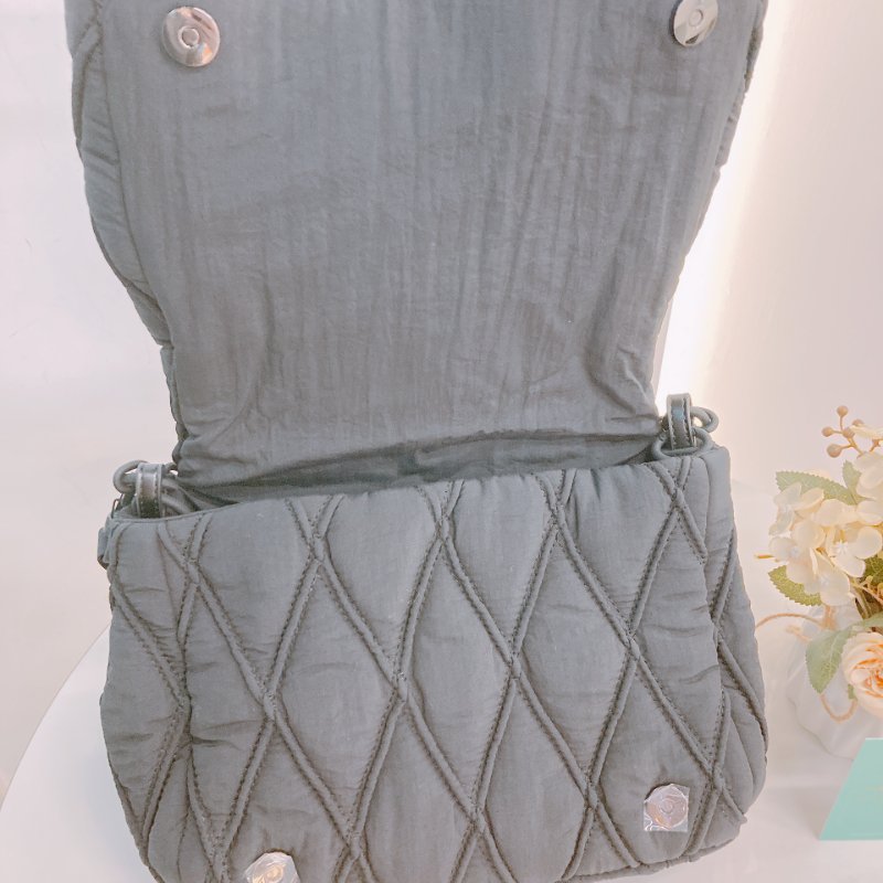 MS0664 Diesel 迪賽翻蓋式液下包包 Charm-D Shoulder Bag Small Nylon So Black-8