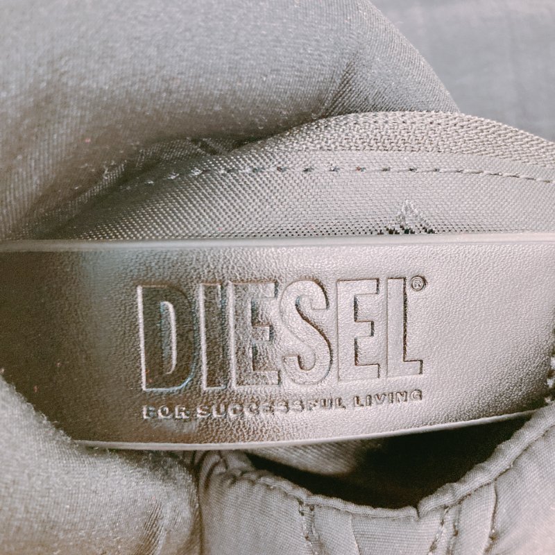 MS0664 Diesel 迪賽翻蓋式液下包包 Charm-D Shoulder Bag Small Nylon So Black-10