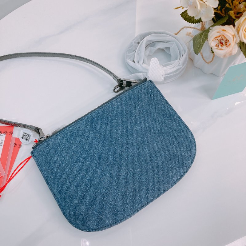 MS0665 Diesel 迪賽兩用包包 1DR Twin Logo Crossbody Bag Denim Blue-1