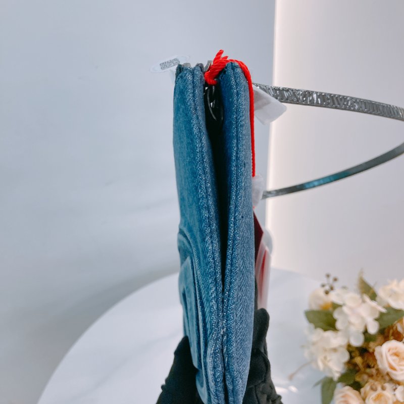 MS0665 Diesel 迪賽兩用包包 1DR Twin Logo Crossbody Bag Denim Blue-3